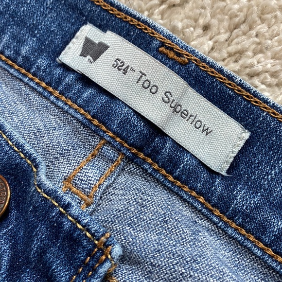 Vintage Levi jeans -524 too superlow denim - Picture 4 of 5